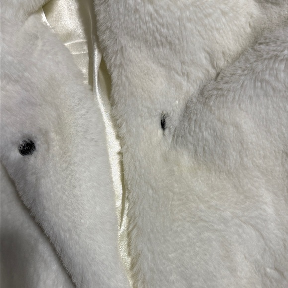 The Children's Place White Faux Fur Coat - Picture 4 of 5